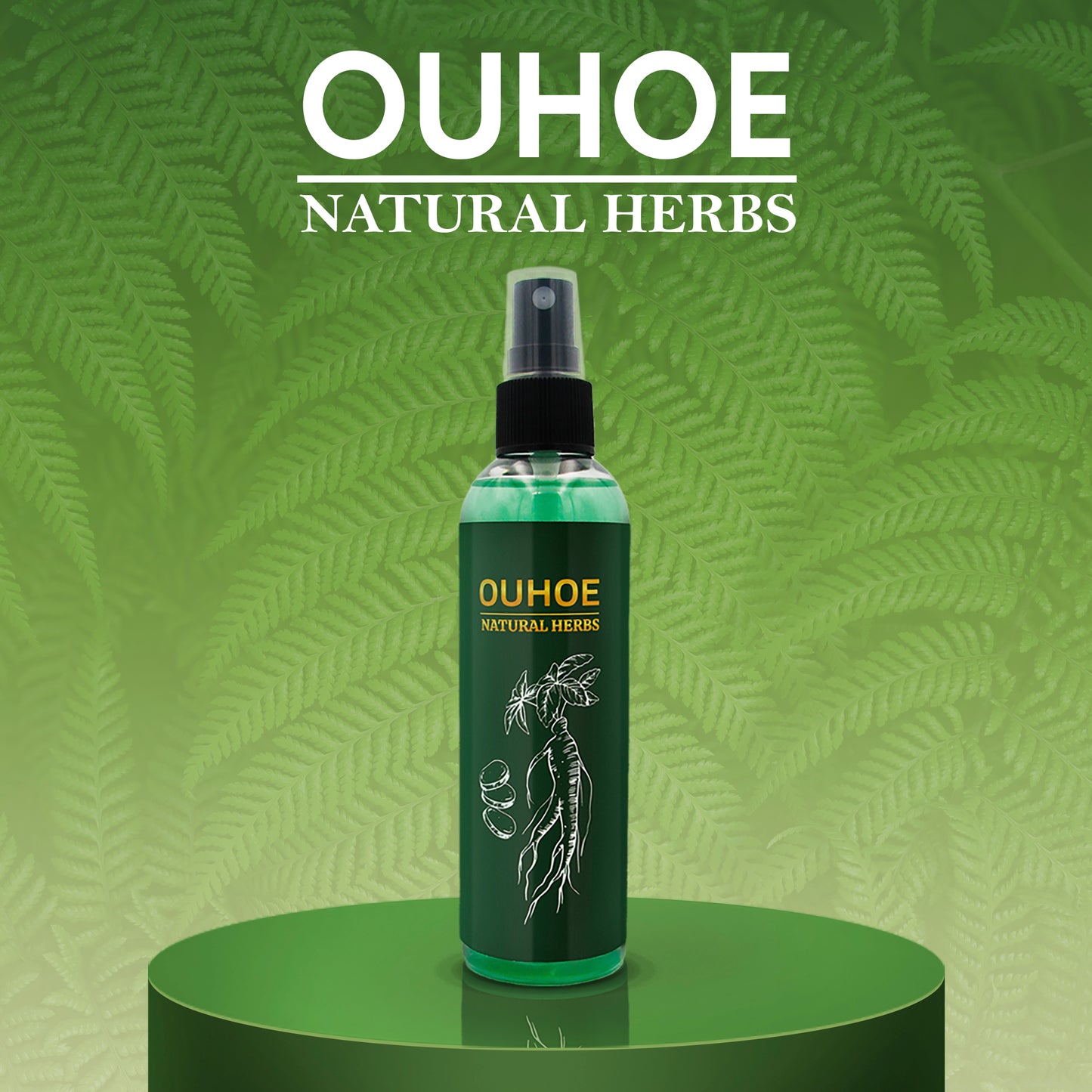 OUHOE Natural Herbs – Tónico Capilar Orgánico 100ml