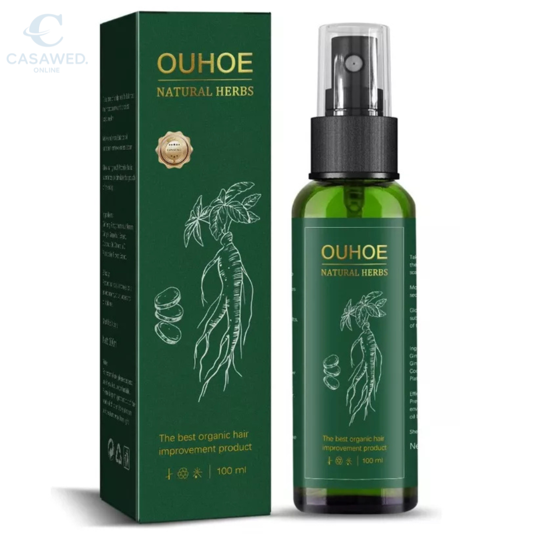 OUHOE Natural Herbs – Tónico Capilar Orgánico 100ml