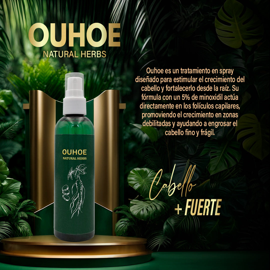 OUHOE Natural Herbs – Tónico Capilar Orgánico 100ml