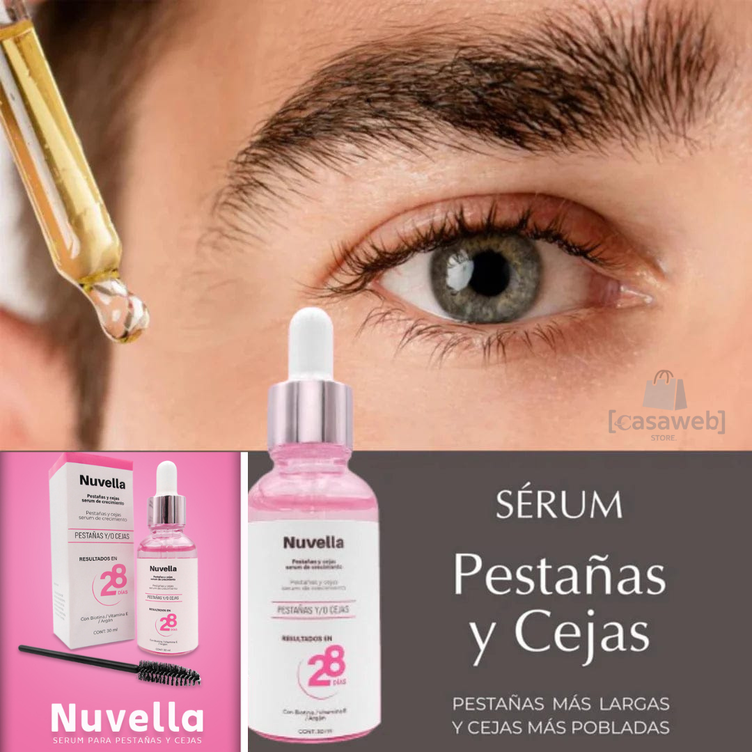 NUVELLA - SERUM DE PESTAÑAS Y CEJAS